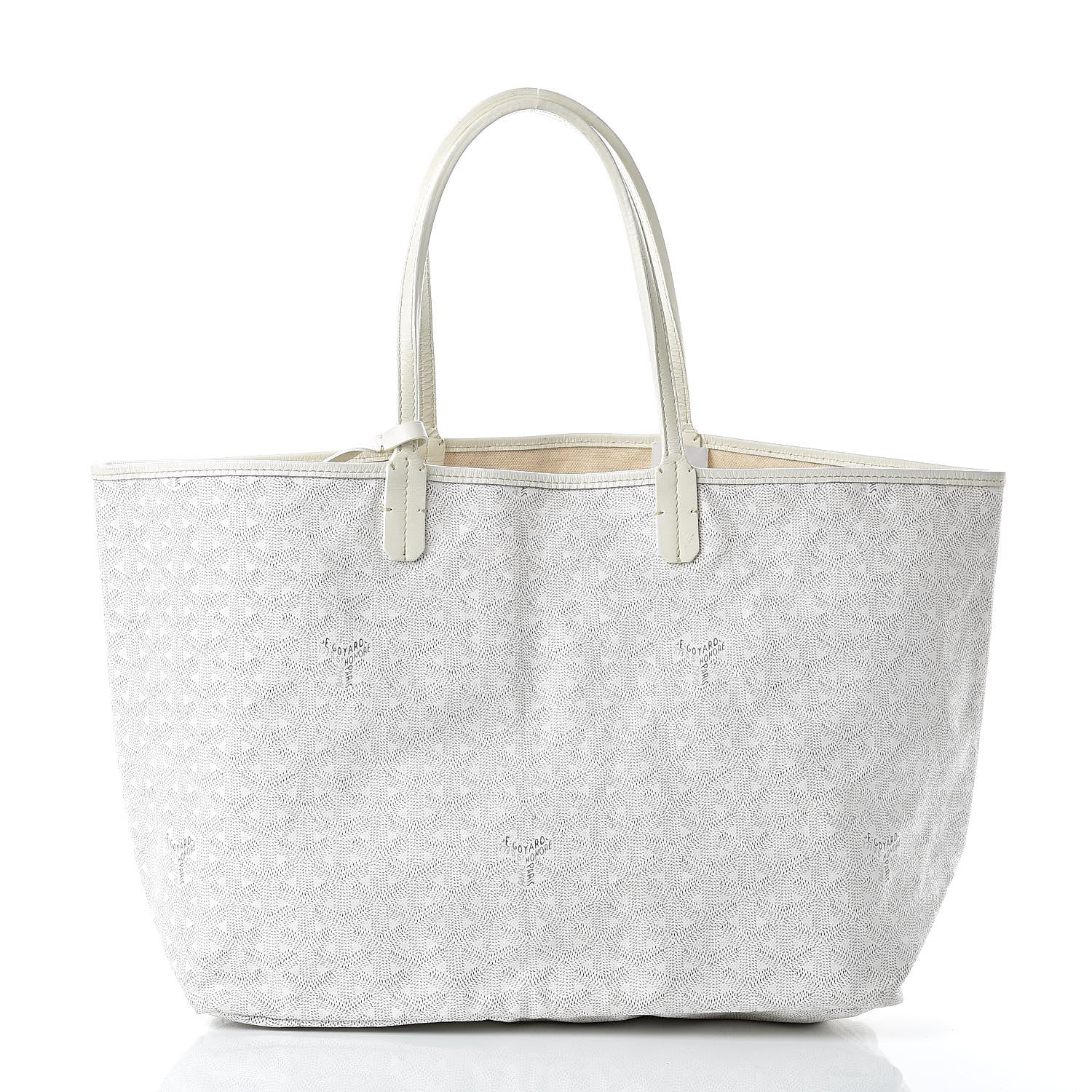 Goyard Goyardine Saint Louis PM White 3 of 16
