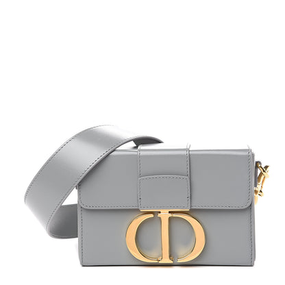 Christian Dior Box Calfskin 30 Montaigne Box Bag Gray 1 of 8
