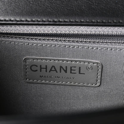 Chanel Calfskin Quilted New Medium Boy Flap Black 6 of 10