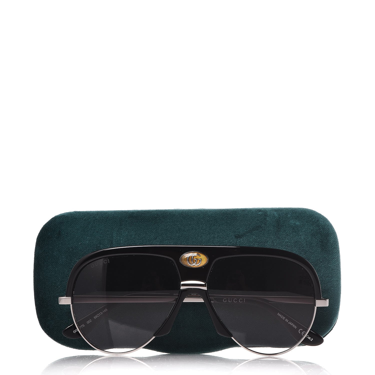 Gucci Aviator Sunglasses G0477S Black 10 of 10