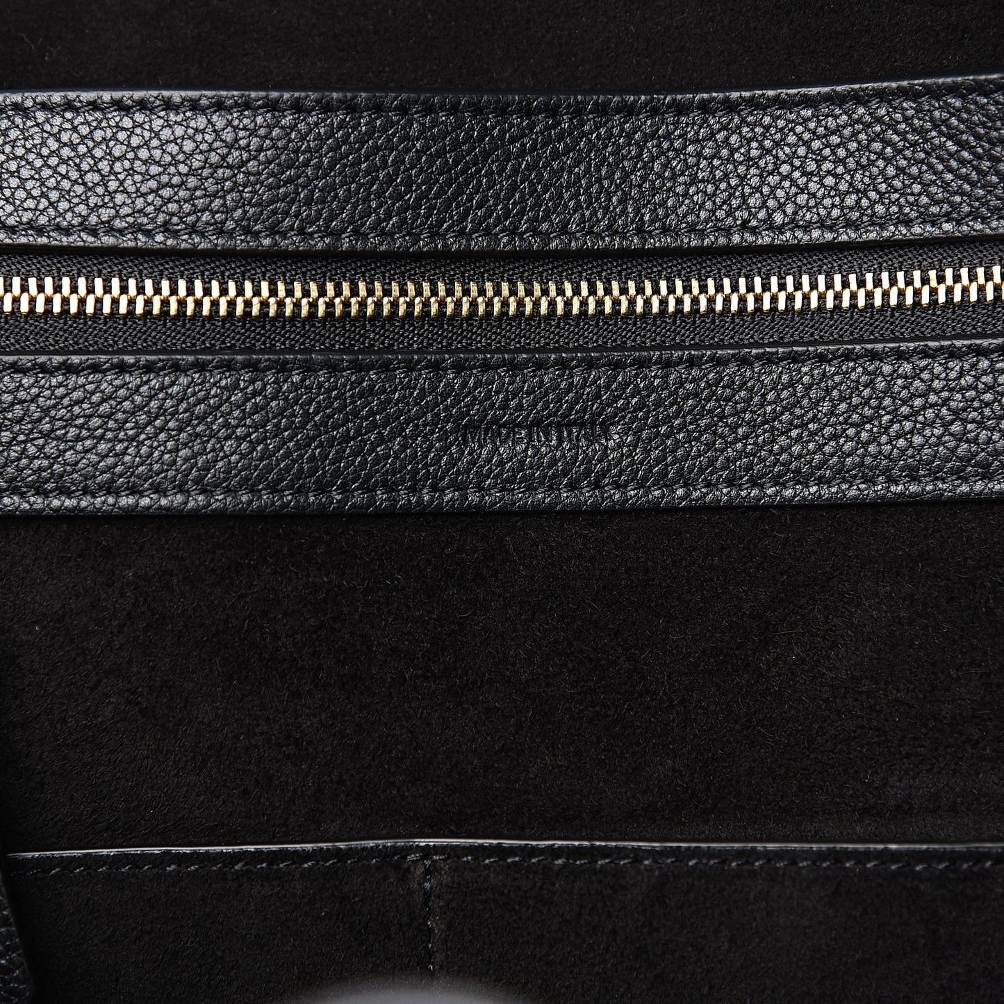 Soft Grained Calfskin Small Belt Cabas Phantom Black