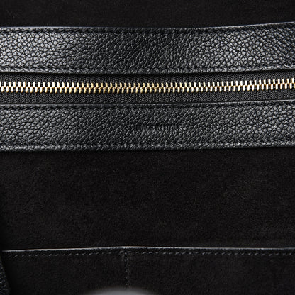 Celine Soft Grained Calfskin Small Belt Cabas Phantom Black 6 of 10