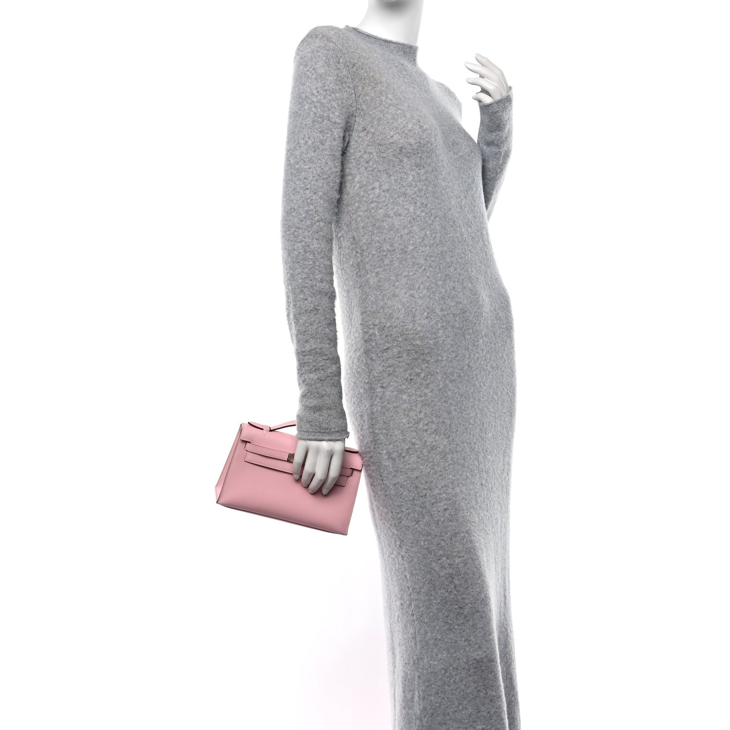 Swift Kelly Pochette Clutch Rose Sakura