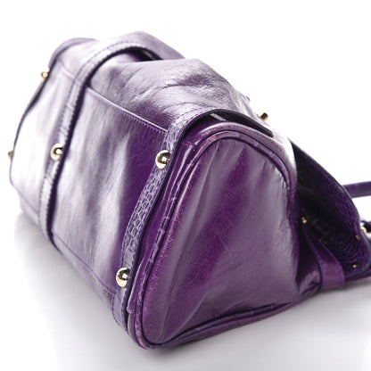 Fendi Lambskin Crocodile Embossed Medium Magic Bag Viola 12 of 12