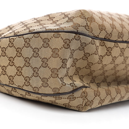 Gucci Monogram Large New Ladies Web Hobo Dark Brown 8 of 9