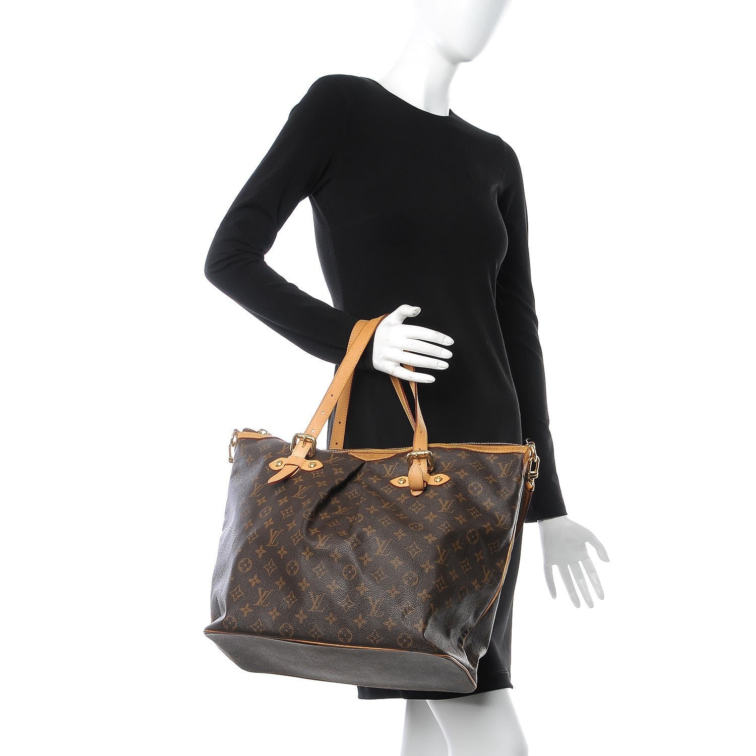 Louis Vuitton Monogram Palermo GM 2 of 17