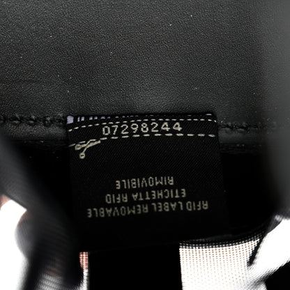 Fendi Mesh Vitello King F is Fendi Logo Embroidered Mini Mon Tresor Bucket Bag Black 7 of 10