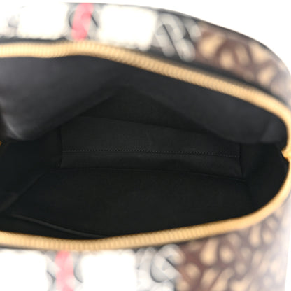 Burberry E-Canvas Monogram Stripe TB Backpack Bridle Brown 5 of 10