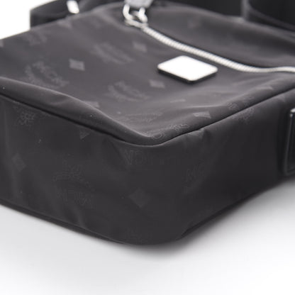 MCM Nylon Monogram Dieter Crossbody Black 6 of 8