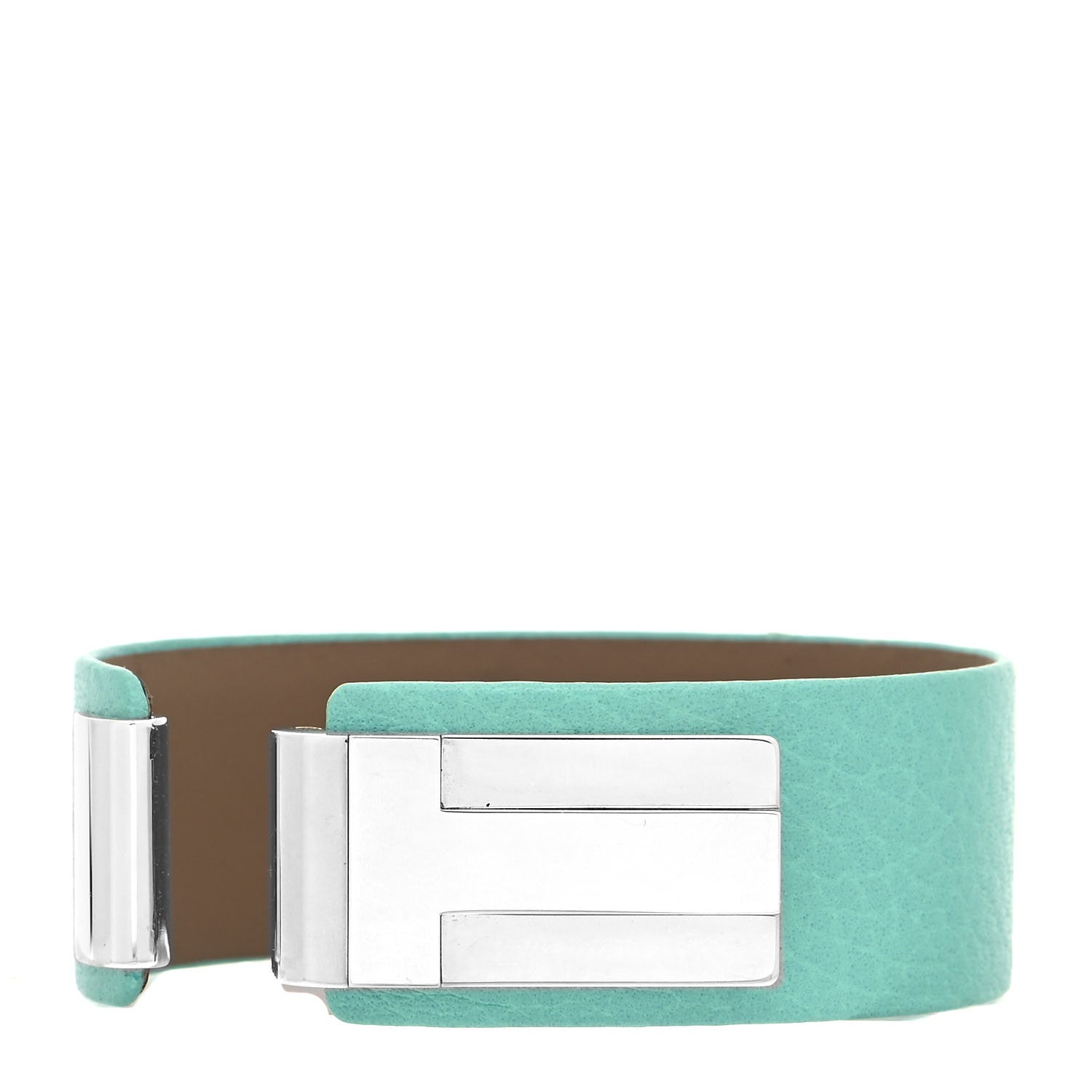 Tiffany Sterling Silver Calfskin 15mm T Quartz Watch Tiffany Blue 2 of 6