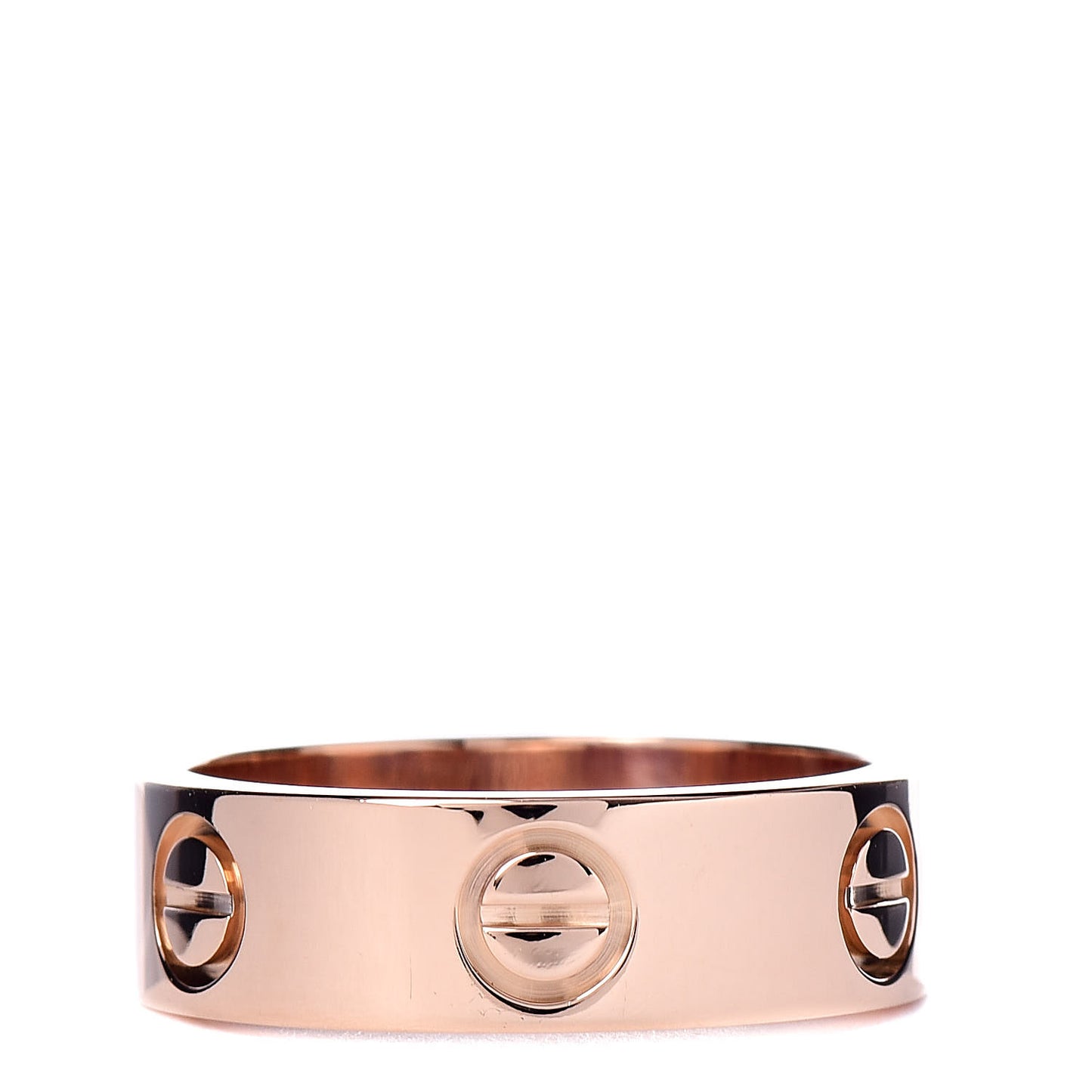 18K Pink Gold 5.5mm LOVE Ring 50 5.25