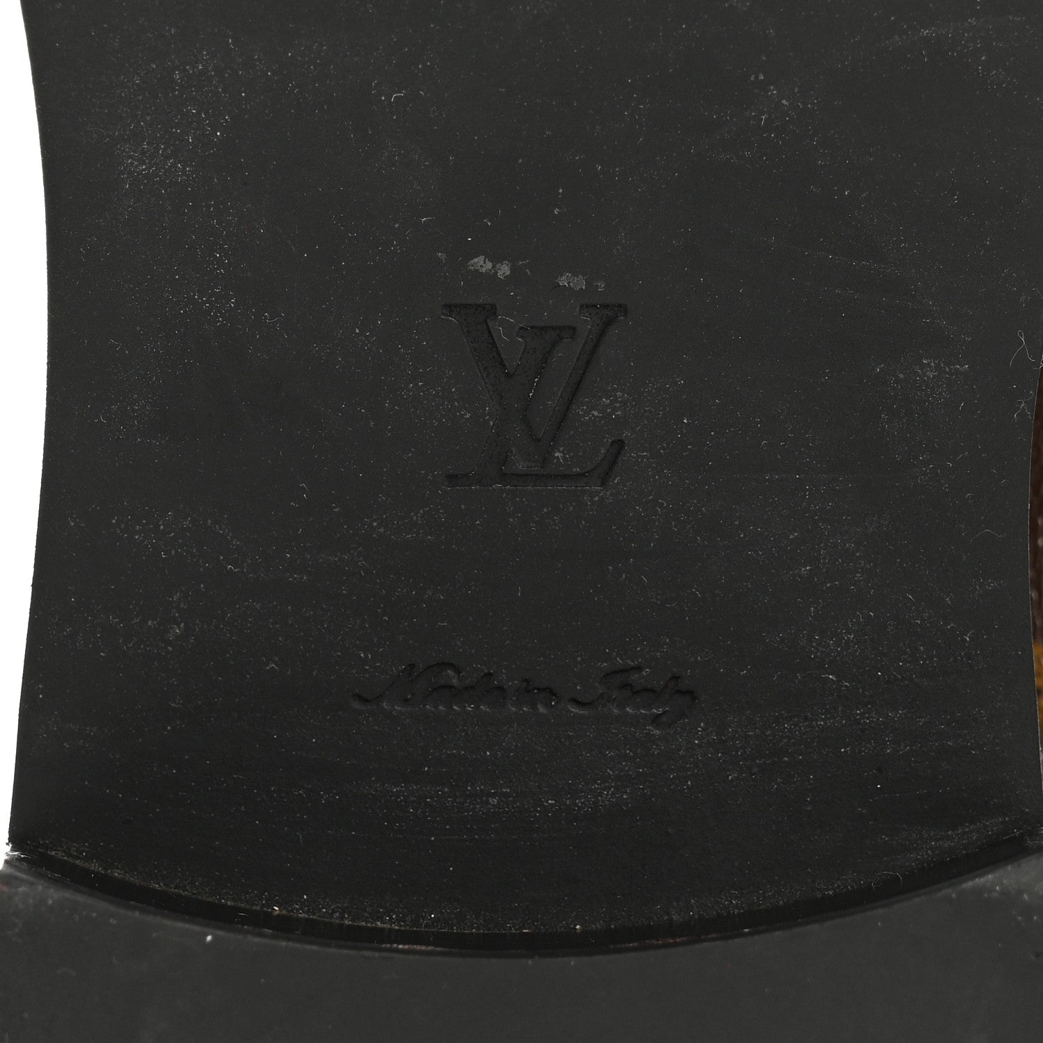 Louis Vuitton Calfskin Monogram Wonderland Flat Ranger Boots 37.5 Black 6 of 9