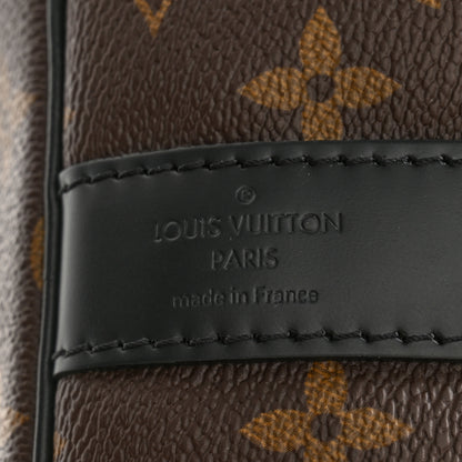 Louis Vuitton Monogram Macassar Keepall Bandouliere 45 5 of 10
