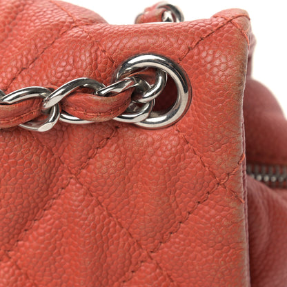 Chanel Caviar Quilted Medium Casual Journey Flap Red 20 of 21