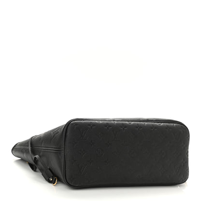 Louis Vuitton Empreinte Monogram Giant Neverfull MM Black 4 of 11