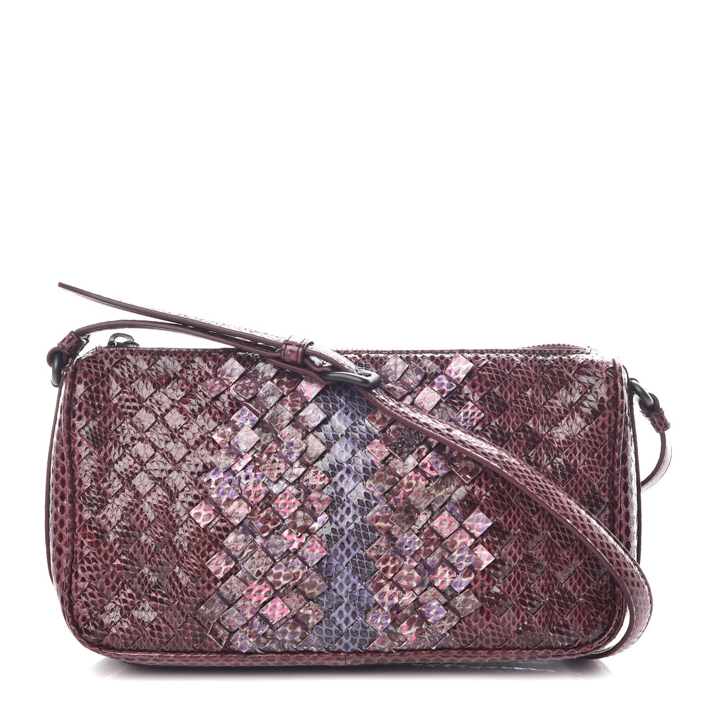 Ayers Intrecciato Shoulder Bag Peony