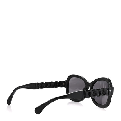 Chanel Acetate Chain Sunglasses 5465-Q Black 4 of 7