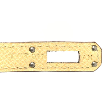 Hermes Epsom Kelly Sellier 25 Jaune Poussin 7 of 14