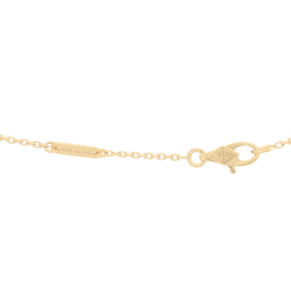 Van Cleef & Arpels 18K Yellow Gold Mother of Pearl Sweet Alhambra Butterfly Pendant Necklace 3 of 6