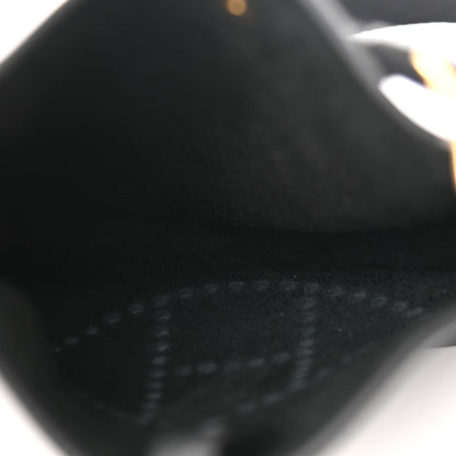 Hermes Taurillon Clemence Evelyne TPM Black 5 of 11