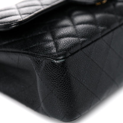 Chanel Caviar Quilted Small Double Flap Black 11 of 12