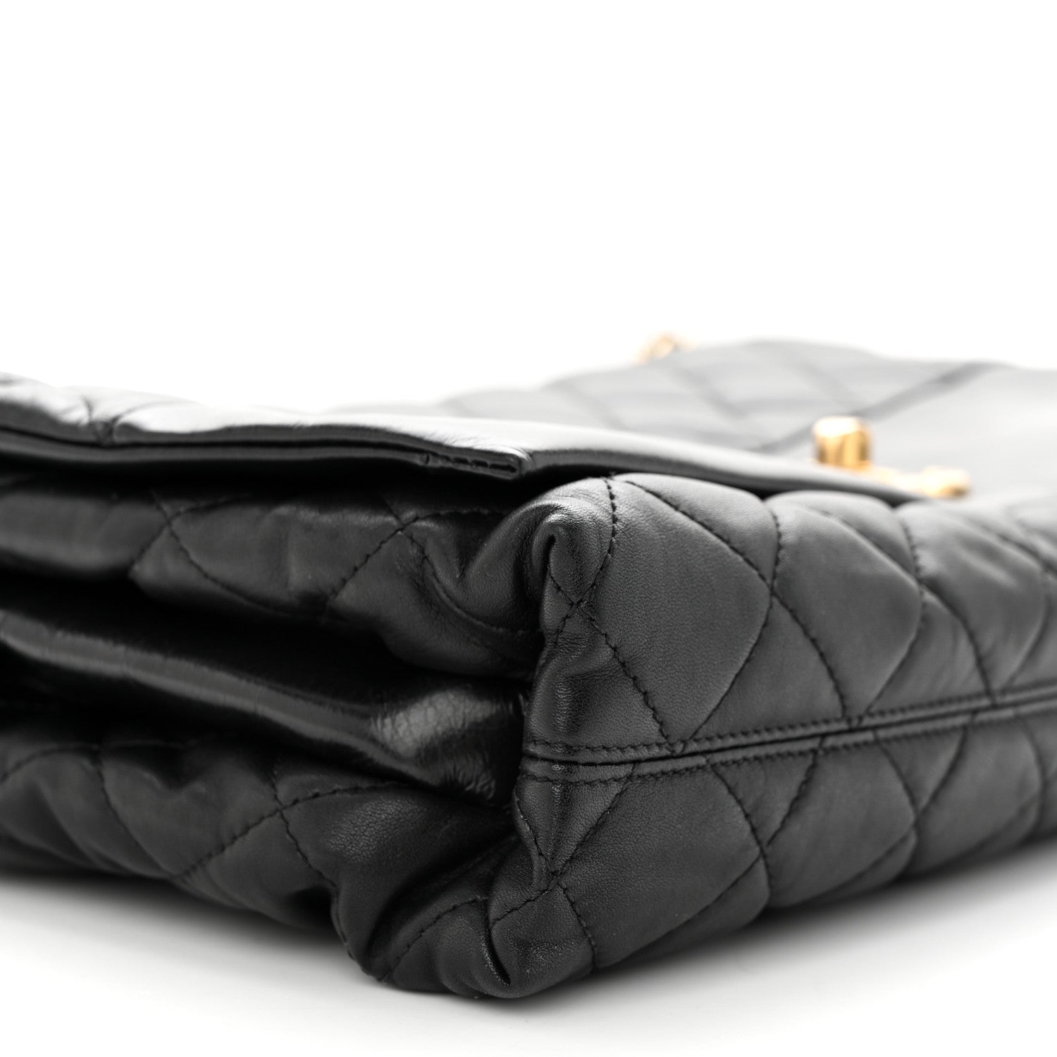 Chanel Calfskin Quilted Jumbo Soft Elegance Flap Black 11 of 12