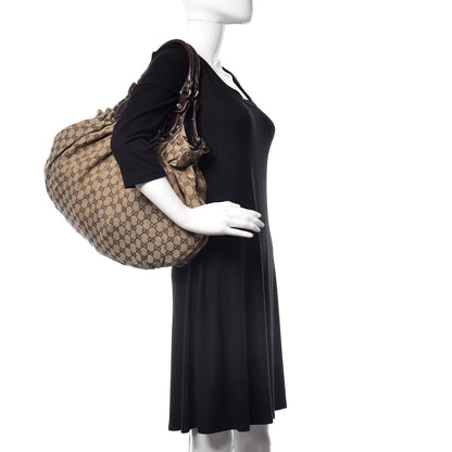 Gucci Monogram Studded Medium Pelham Shoulder Bag Dark Brown 2 of 18