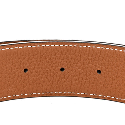 Hermes Swift Togo 38mm Belt Strap 95 38 Gold Black 3 of 6