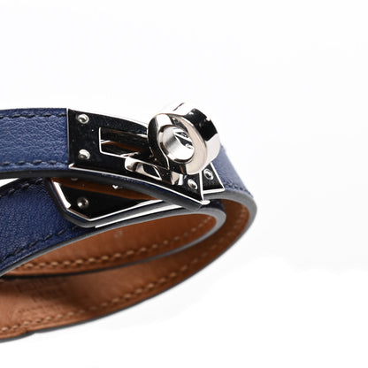Hermes Swift Kelly Double Tour Bracelet S Bleu Saphir 4 of 4