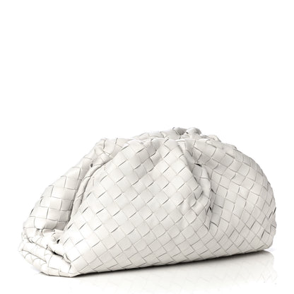 Bottega Veneta Nappa Maxi Intreccio The Pouch Oversized Clutch Plaster 2 of 13