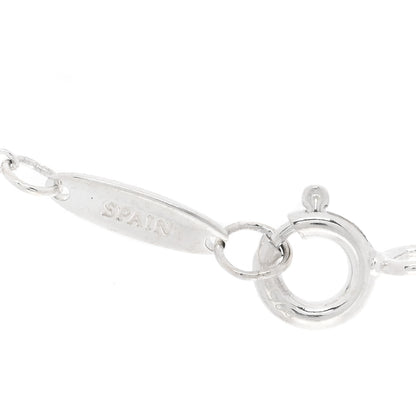 Tiffany Sterling Silver Pink Sapphire Elsa Peretti Color By The Yard 5 Station Necklace 3 of 5