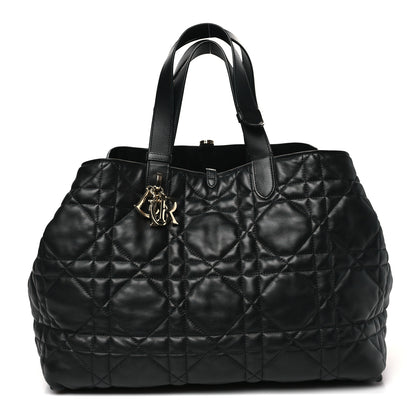 Christian Dior Calfskin Macrocannage Large Toujours Black 1 of 12