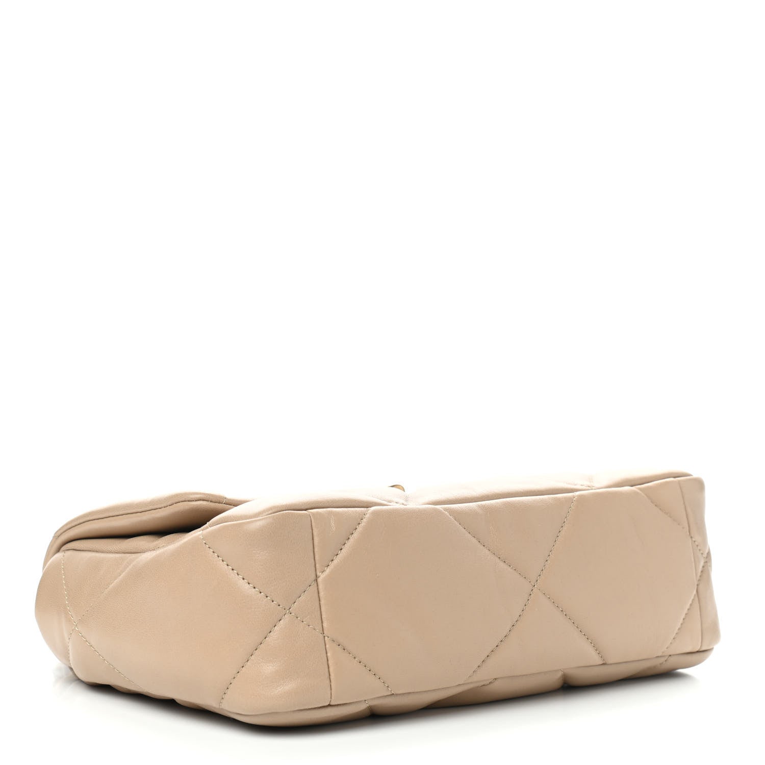 Chanel Lambskin Quilted Medium Chanel 19 Flap Dark Beige 4 of 9