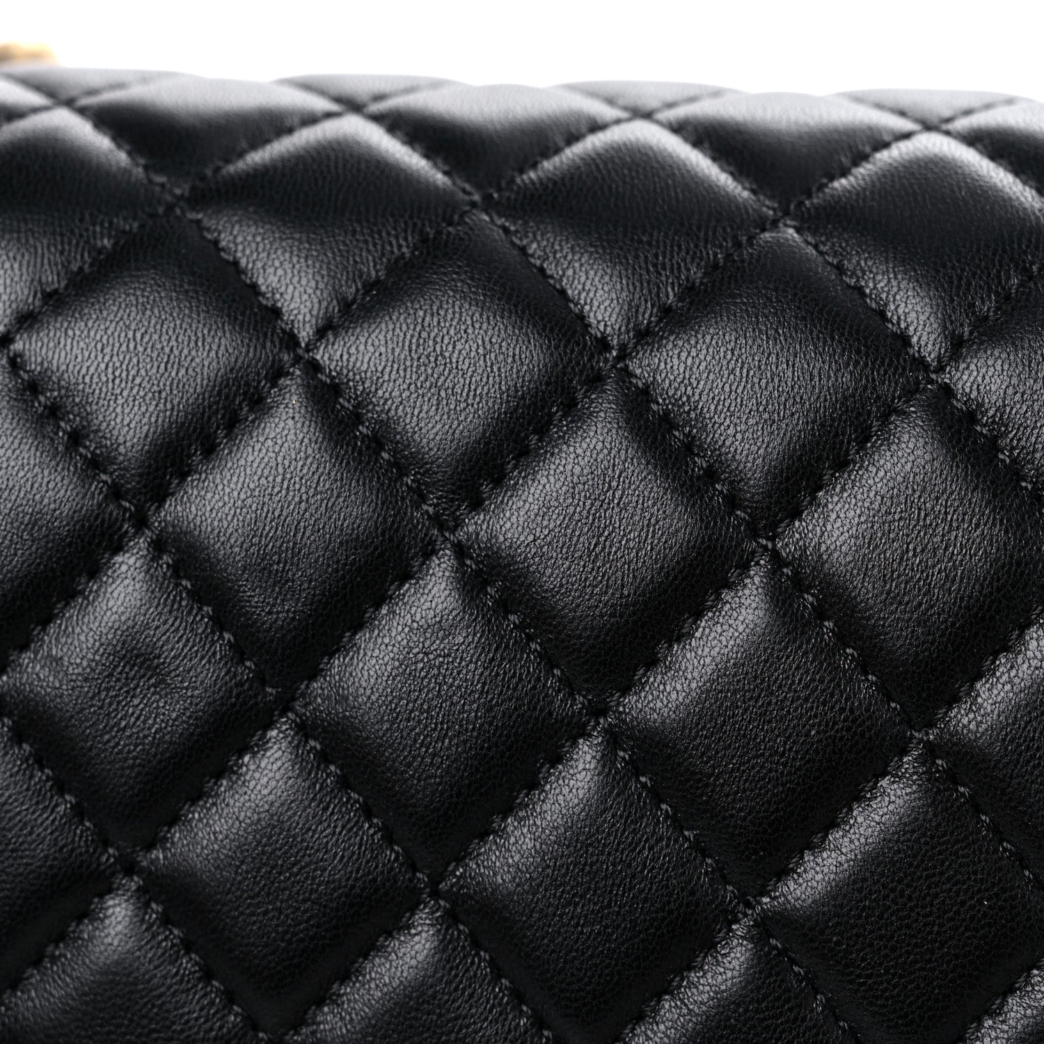 Chanel Lambskin Quilted New Medium Boy Flap Black 12 of 13