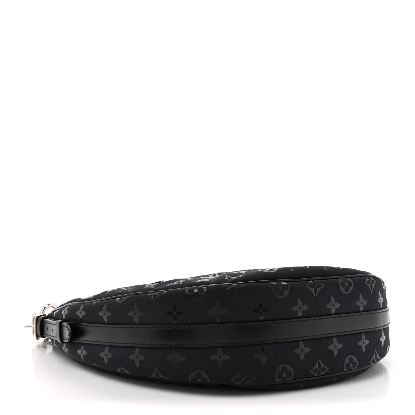 Nylon Monogram Loop Pocket Hobo Polar Night