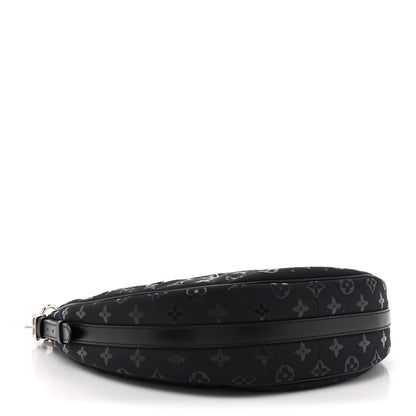 Louis Vuitton Nylon Monogram Loop Pocket Hobo Polar Night 4 of 11