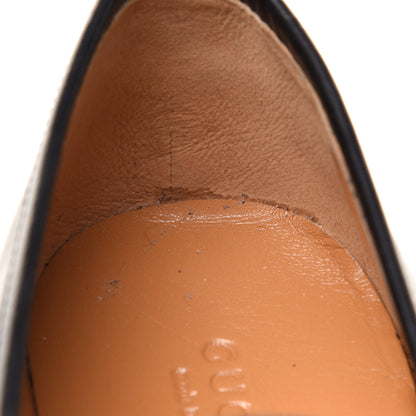 Gucci Calfskin Womens Jordaan Loafers 40.5 Black 10 of 12