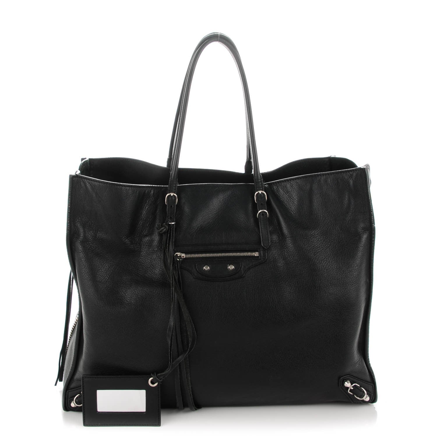 Balenciaga Supple Calfskin Papier A4 Tote Black 1 of 7