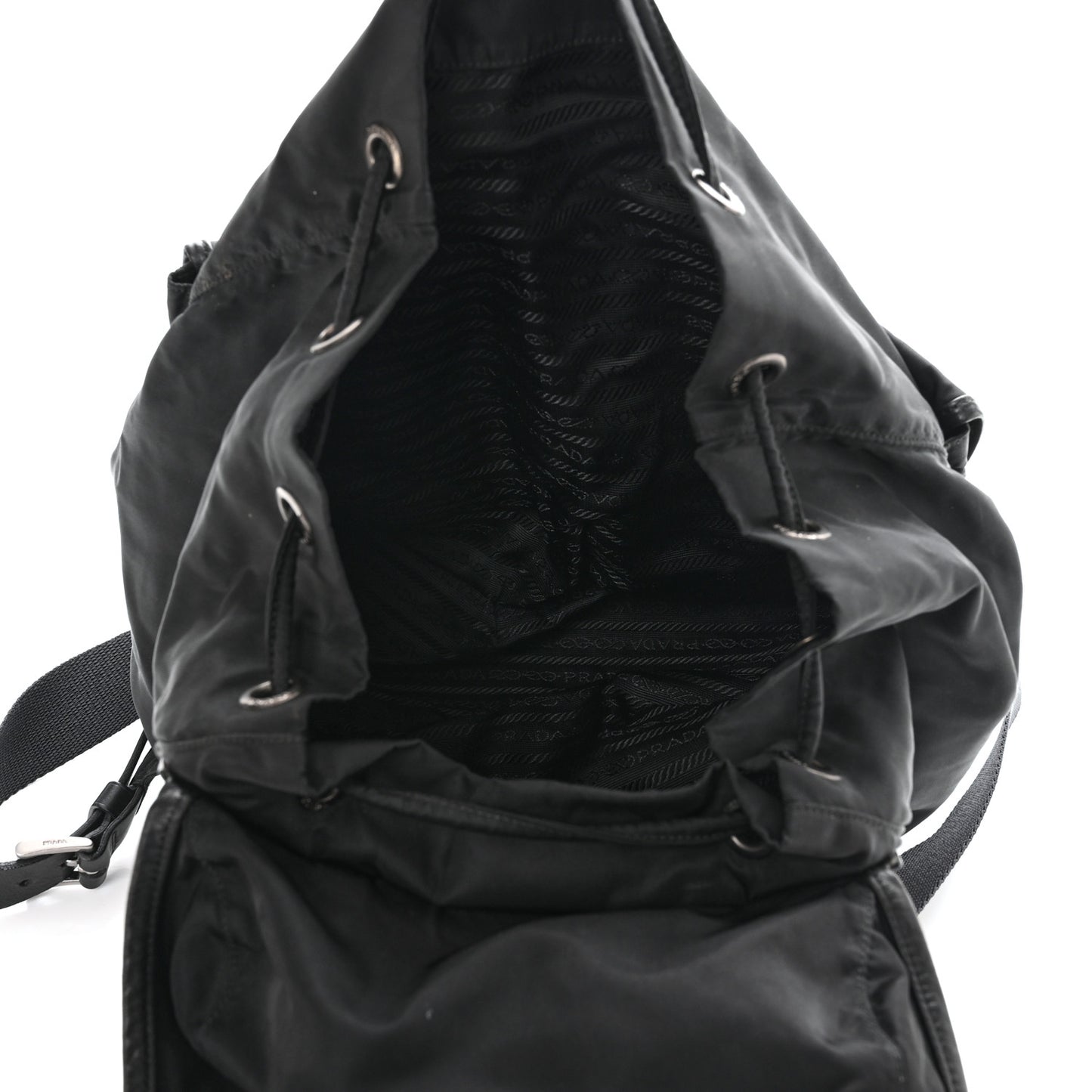 Nylon Vela Large Backpack Black