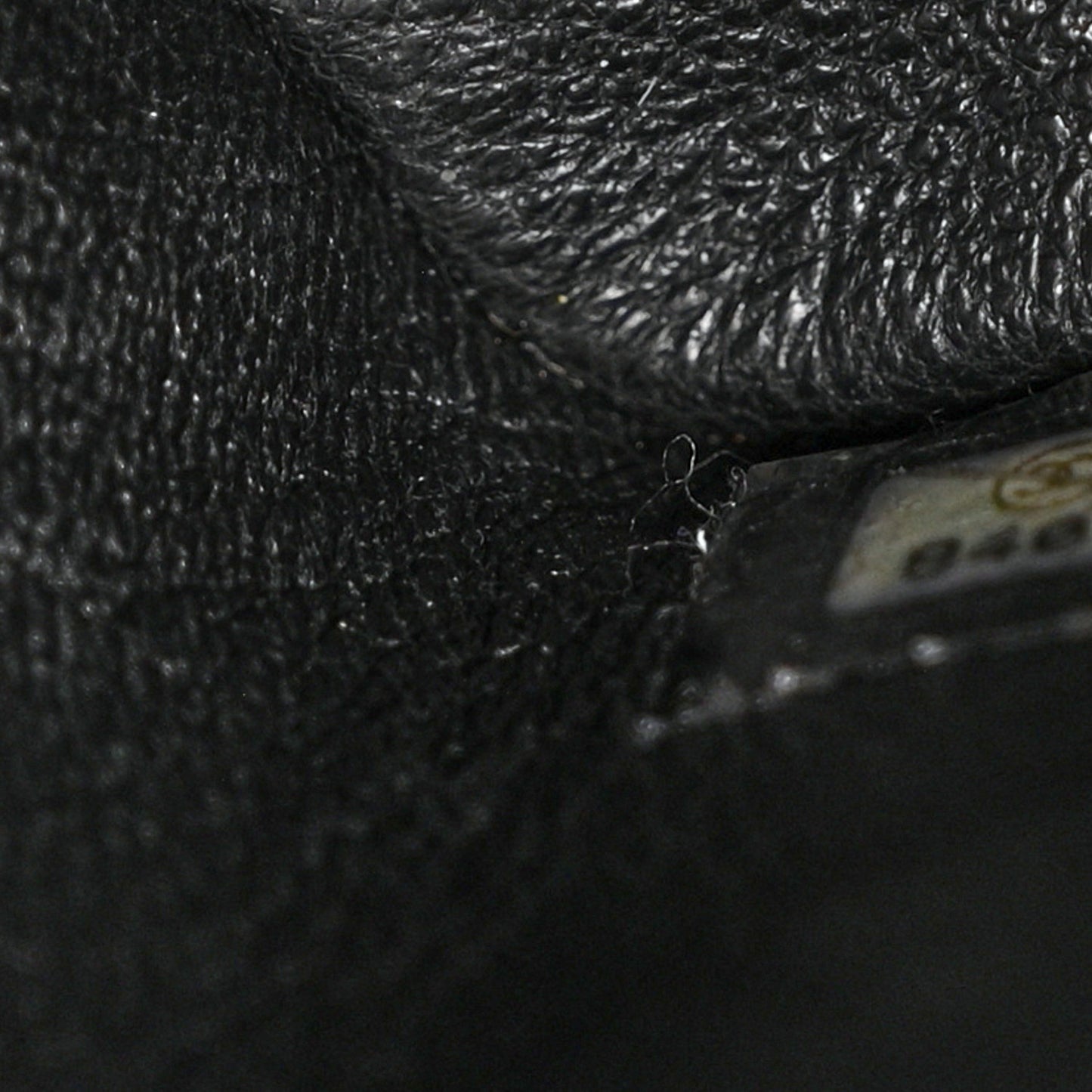 Caviar Quilted Medallion Tote Black