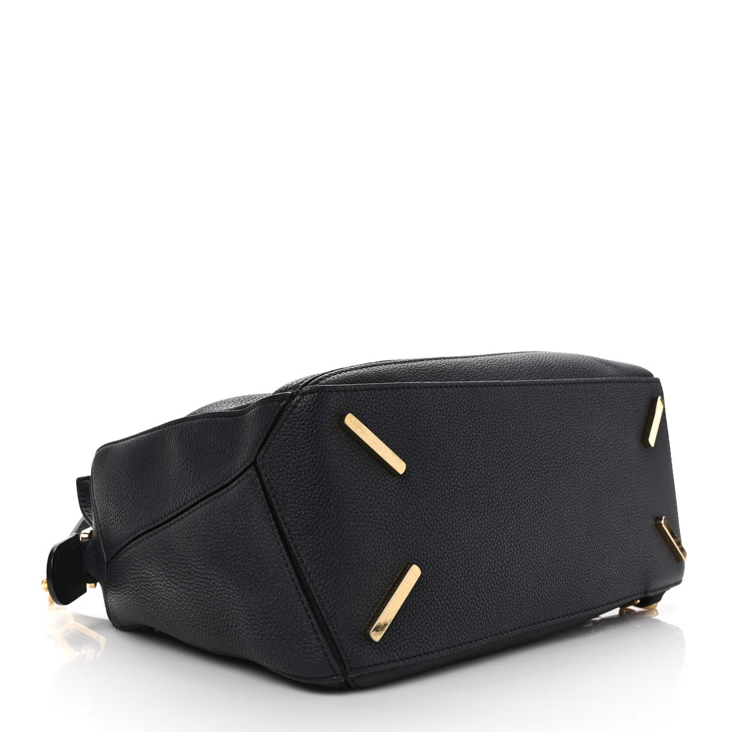Loewe Calfskin Medium Puzzle Bag Midnight Blue Black 4 of 9