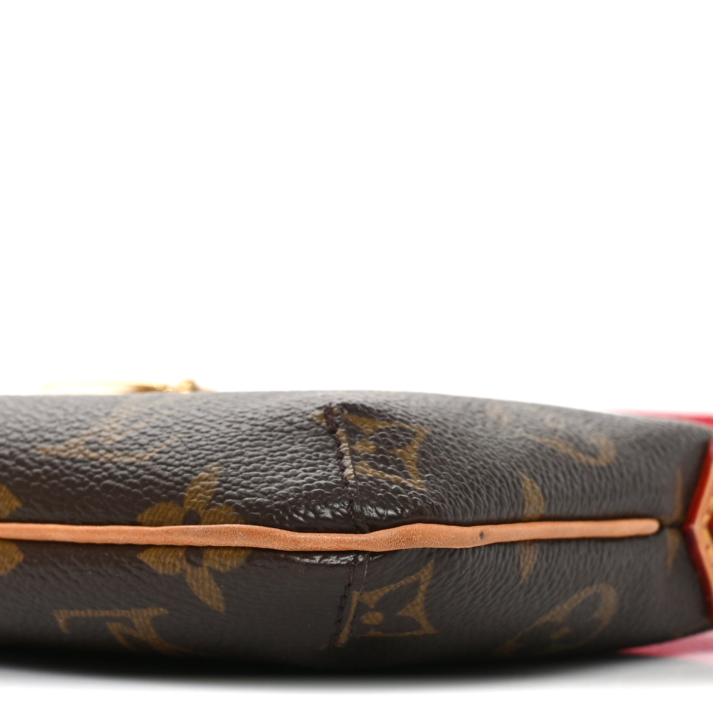 Lizard Monogram Cerises Pochette