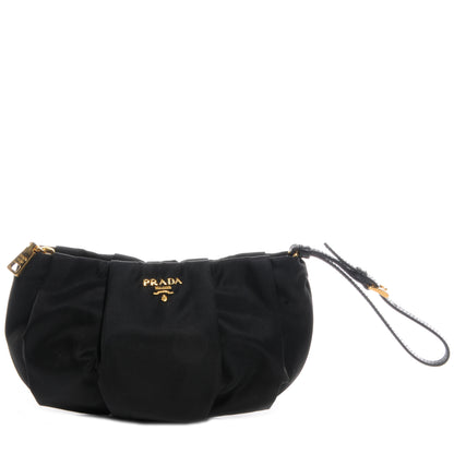 Prada Tessuto Nylon Clutch Wristlet Nero Black 1 of 10