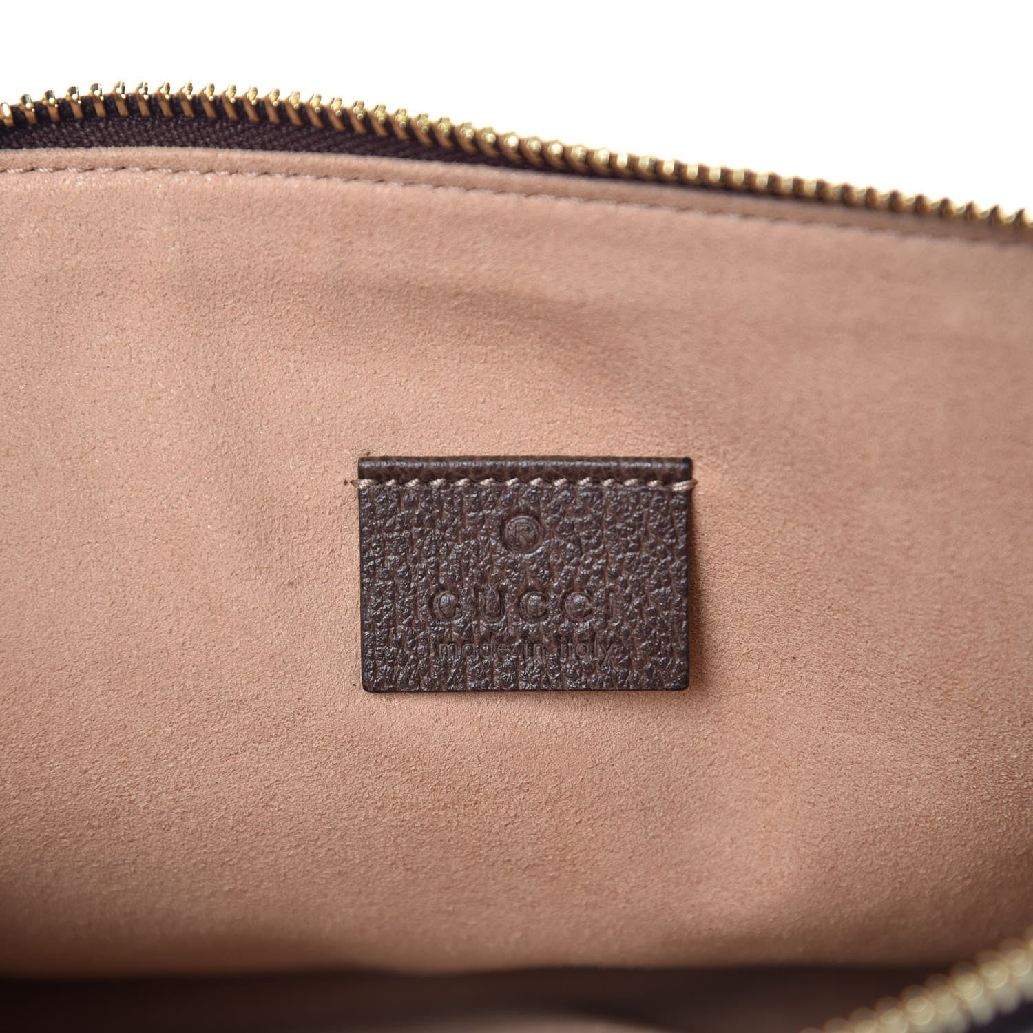 Gucci GG Supreme Monogram Large Ophidia Pouch Clutch Brown 6 of 7