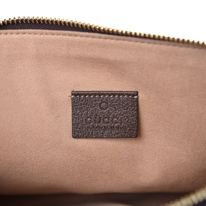 Gucci GG Supreme Monogram Large Ophidia Pouch Clutch Brown 6 of 7