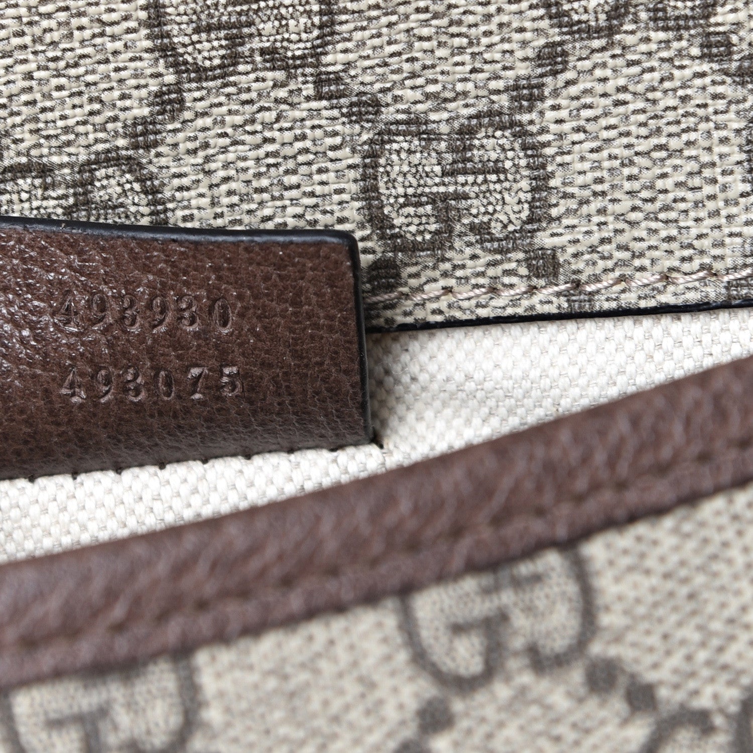 Gucci GG Supreme Monogram Neo Vintage Web Belt Bag Brown 6 of 9
