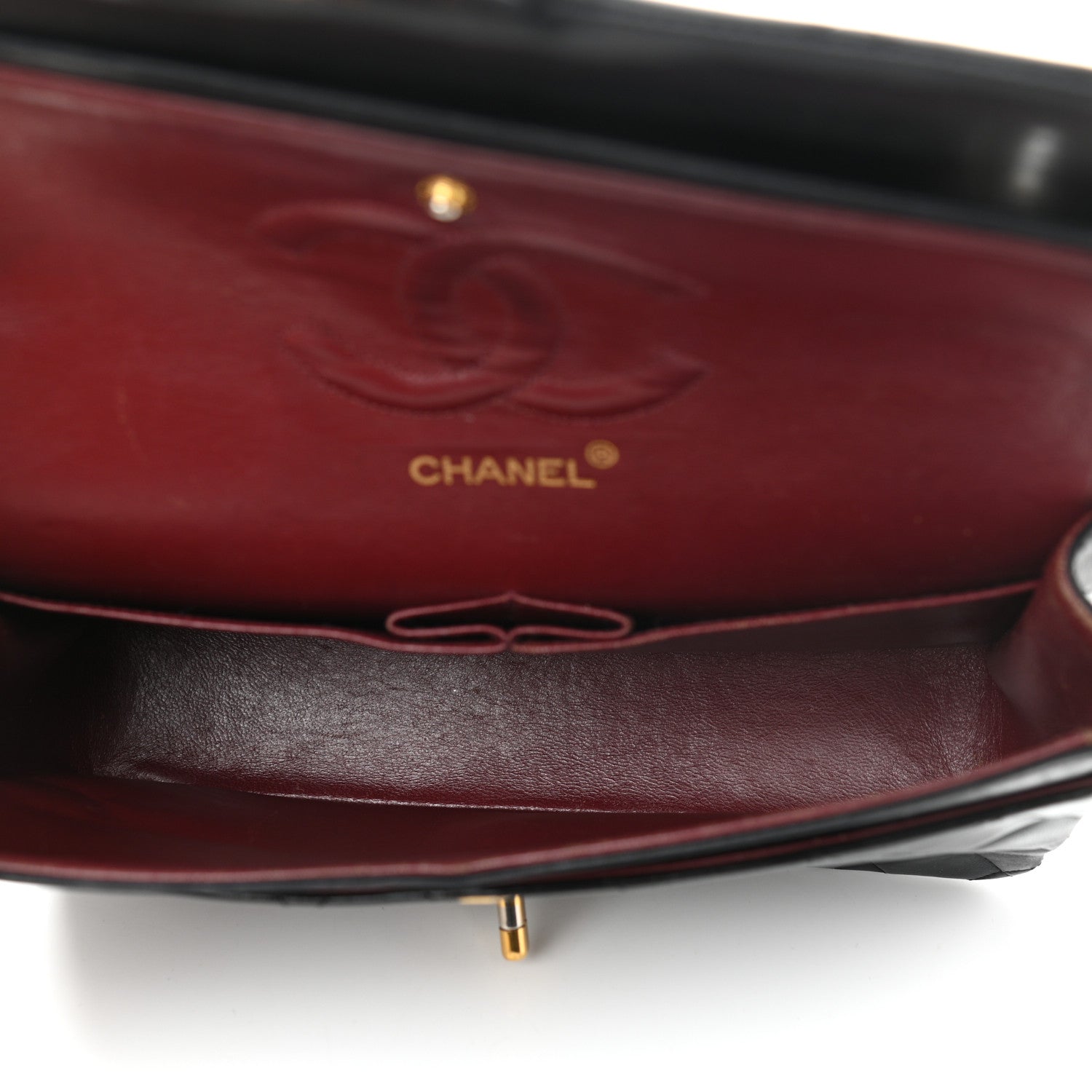 Chanel Lambskin Quilted Medium Double Flap Black 5 of 18