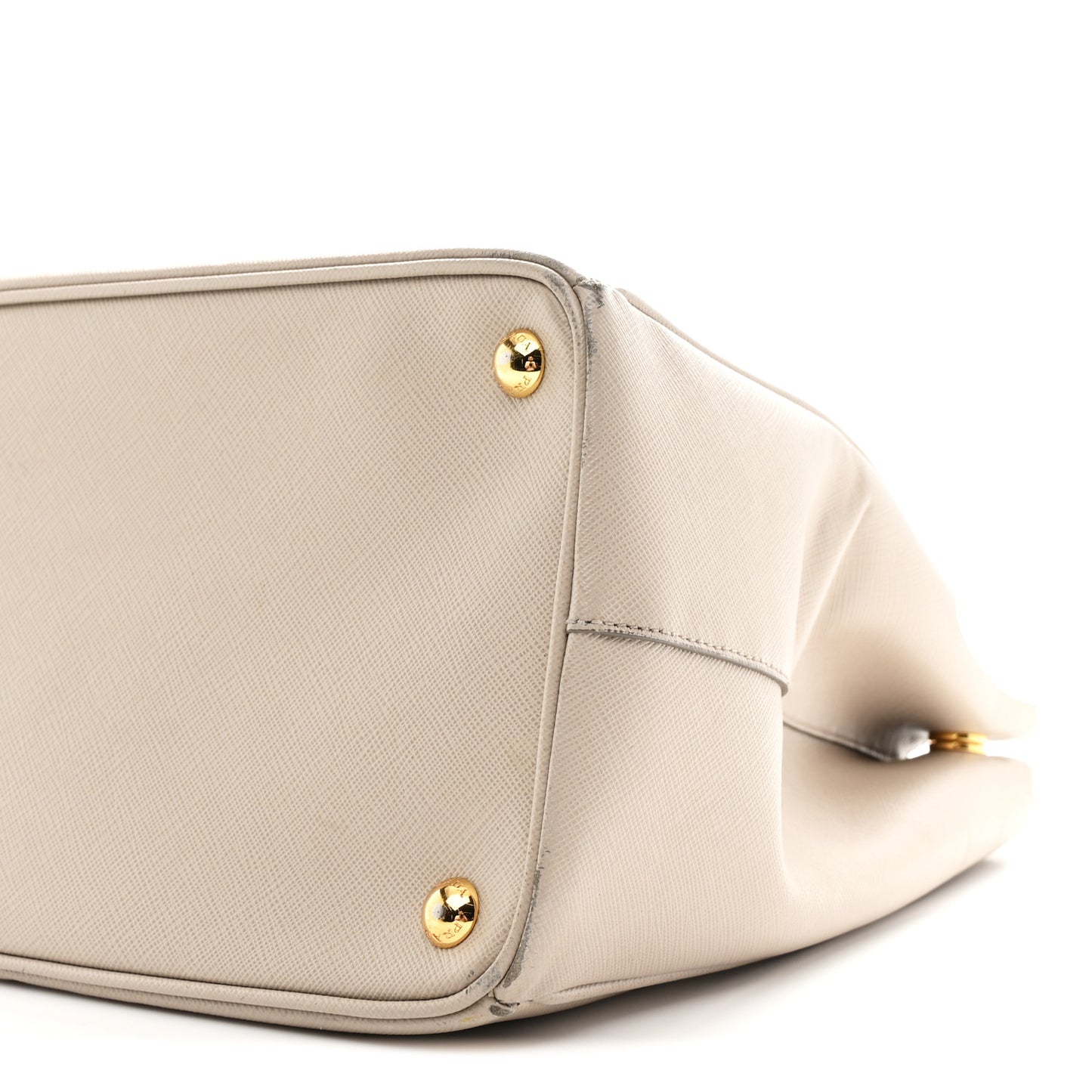 Saffiano Medium Galleria Double Zip Tote Pomice