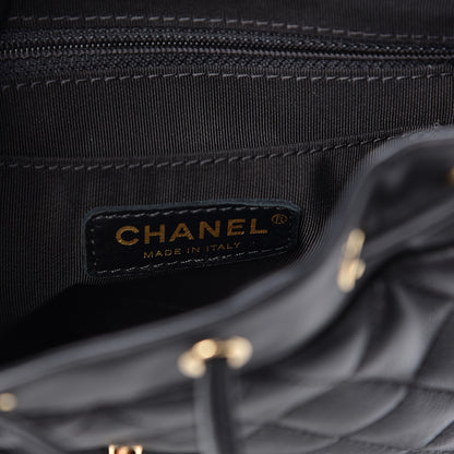 Chanel Calfskin Quilted Mini Urban Spirit Backpack Black 6 of 10