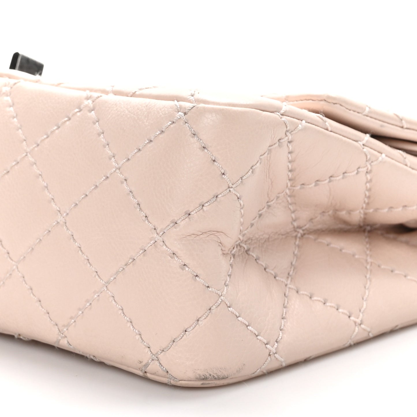 Calfskin Vivid Stitched 2.55 Reissue 226 Flap Light Pink